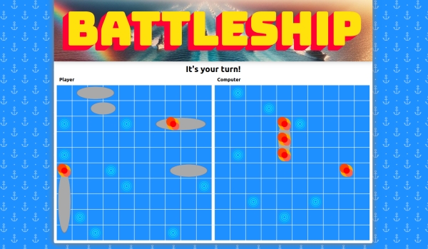 Battleship Website Screenshot
